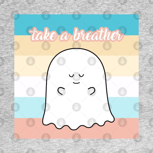 Gordie the Ghost (take a breather) | by queenie's cards by queenie's cards